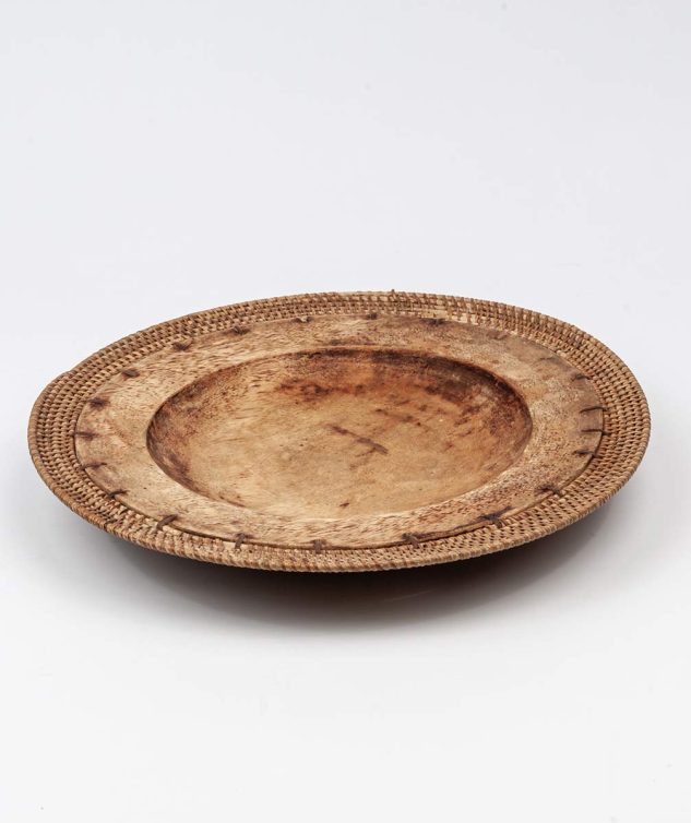 Sousplat Madeira Tailandes - cod 004397 - 42cm x4cm