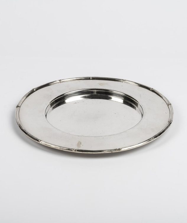 Sousplat de Prata Borda De Cana - cod 159106 - 29cm