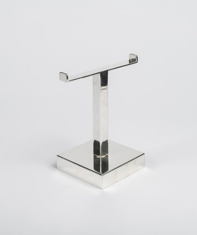 Suporte de Prata para Caixa Retangular 11cm x 11cm x 18cm cod 159162