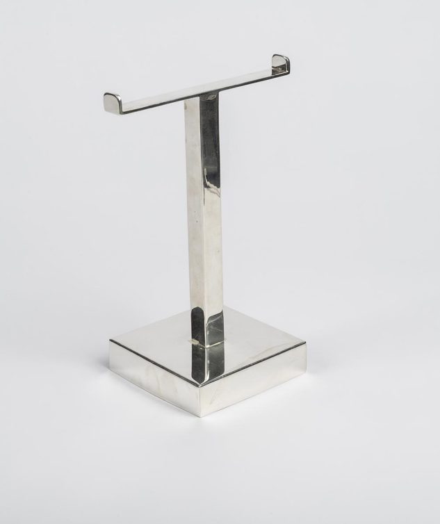 Suporte de Prata para Caixa Retangular 11cm x 11cm x 23cm cod 159163
