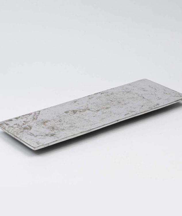 Tabua Retângular de Aluminio - cod 005380 - 49cm x17,5cm x3cm