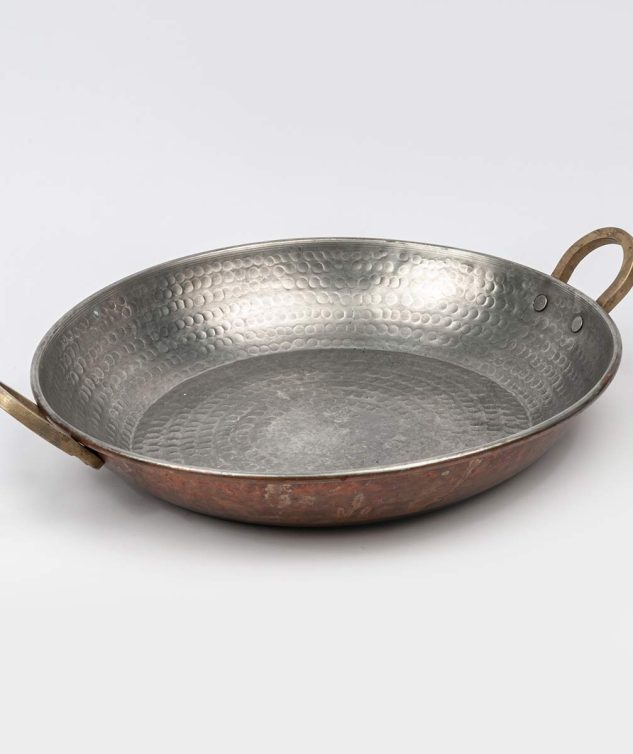 Tacho de Cobre Grande com Interior de Aluminio - cod 009125 - 45cm x8,5cm