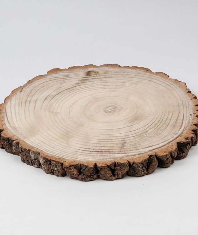 Tora de Madeira com Borda de Casca 43cm - cod 159583