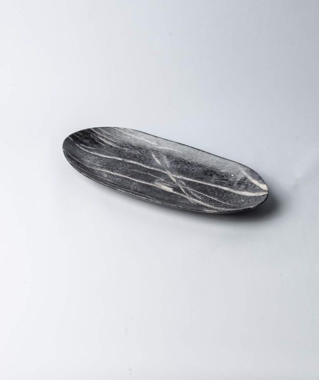 Travessa Oval de Cerâmica Nero P cod 158768 42cm x18cm x3cm