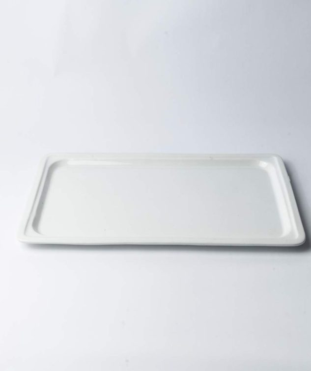 Travessa Retângular de Porcelana Branca Lisa cod 005702 53cm x32,5cm x2cm