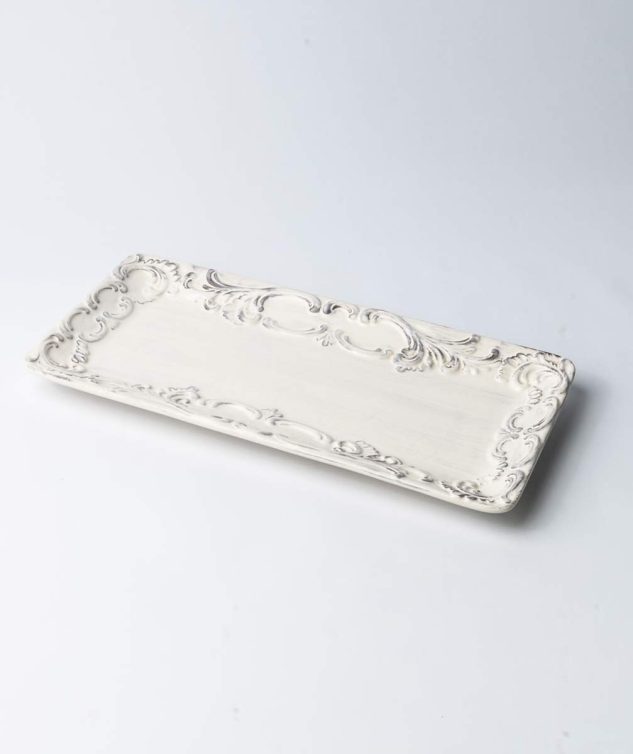 Travessa Retângular de Porcelana Provence M cod 005667 39cm x 19cm x3cm