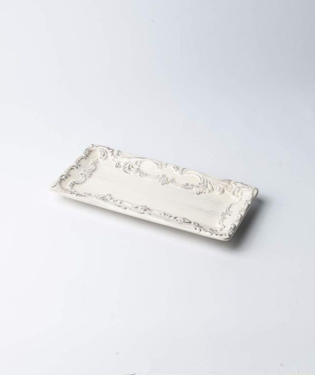 Travessa Retângular de Porcelana Provence P cod 005668 30cm x 14,5cm x 2,5