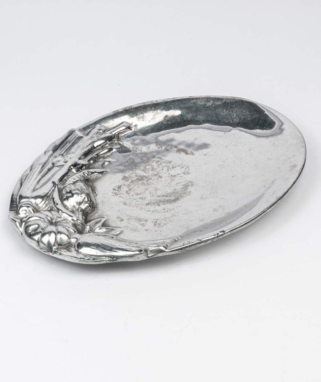 Travessa de Aluminio com uma Lateral Legumes - cod 005382 - 46cm x32cm x4cm