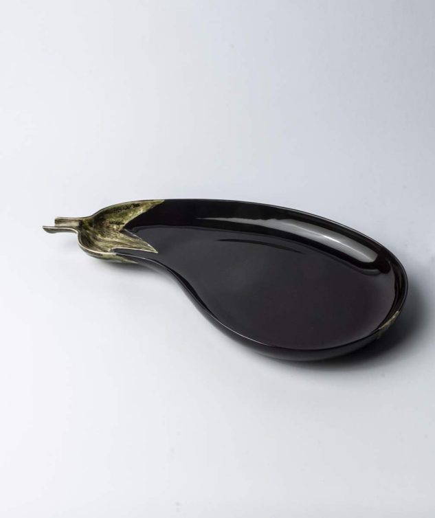Travessa de Beringela Rasa Bordalo Pinheiro cod 007300 50cm x26cm x5cm