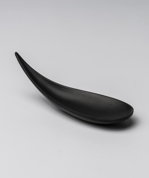 colherzinha japonesa preta cod 004713 14cm x 4,5cm x 1cm