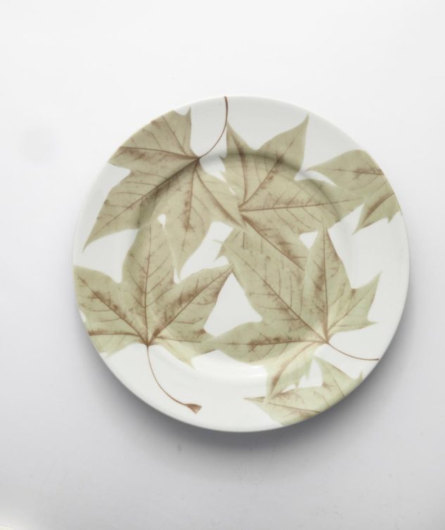 prato de mesa folha cod 003545 26,5cm