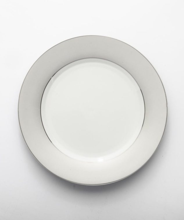 prato de mesa prata escovado cod 003550 26,5cm
