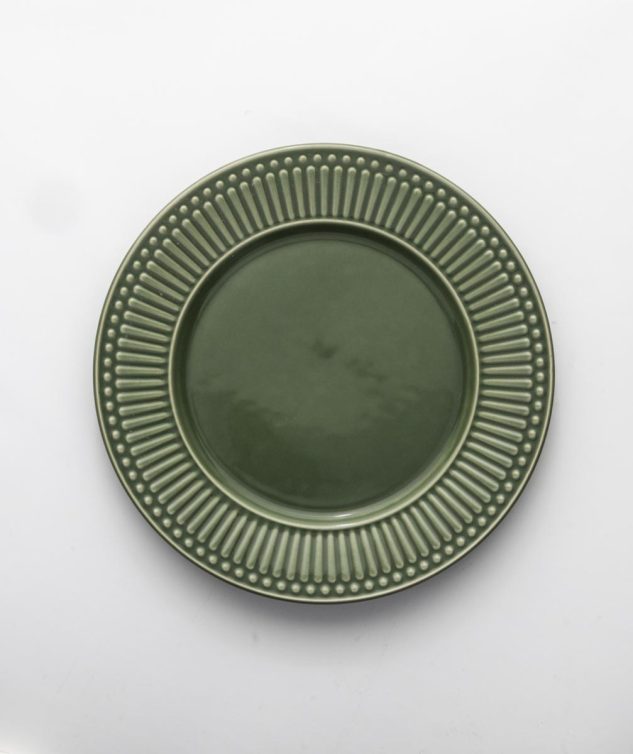 prato de mesa roma verde cod 07193 25,5cm