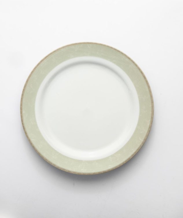 prato de mesa verde cod 003553 26cm