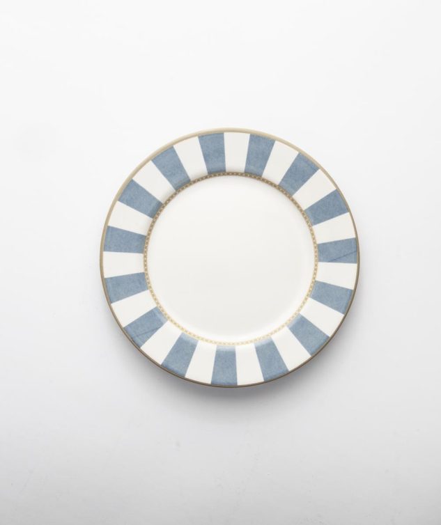 prato de sobremesa listrado azul cod 158849 20cm