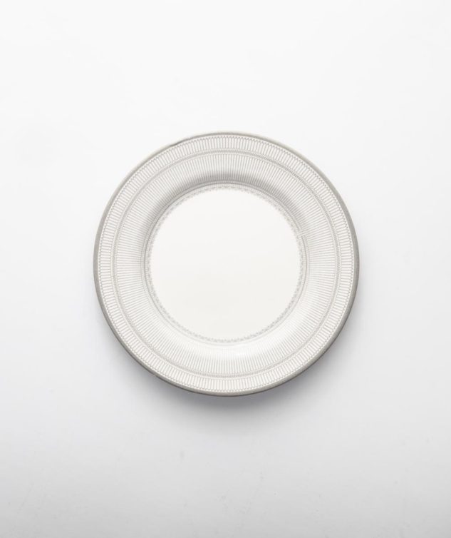 prato de sobremesa plissan prata cod 008109 20cm